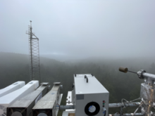 cloud water collectors during the CCWaC intercomparison campaign on Mt. Schmücke 