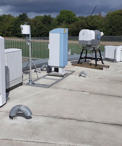 cloud remote sensing instruments on SIRTA's roof