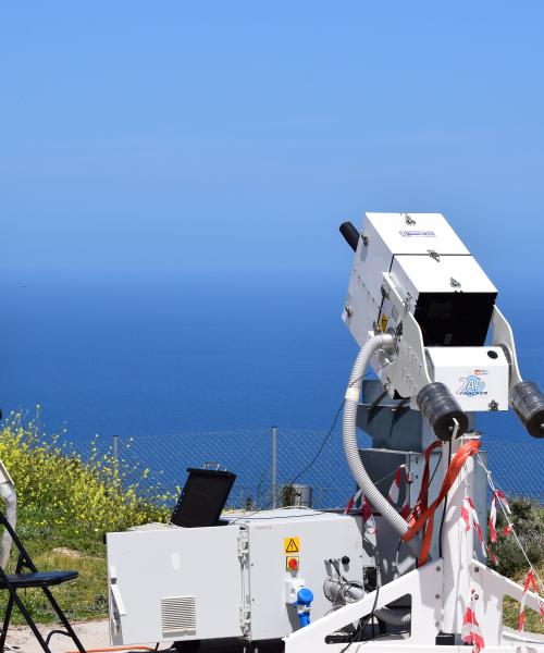 Mobile lidar during the PRETECT campaign, Crete